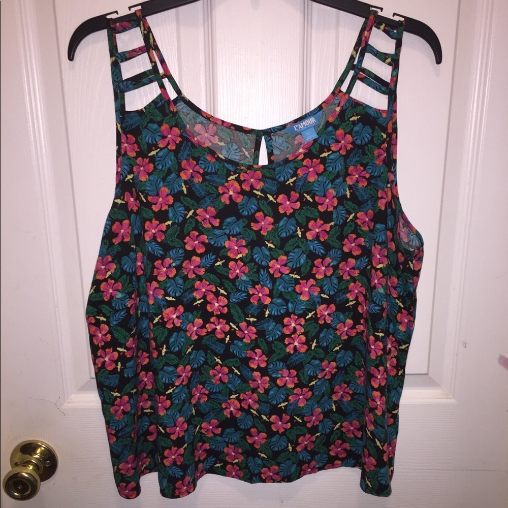 Tropical Floral Tank Top